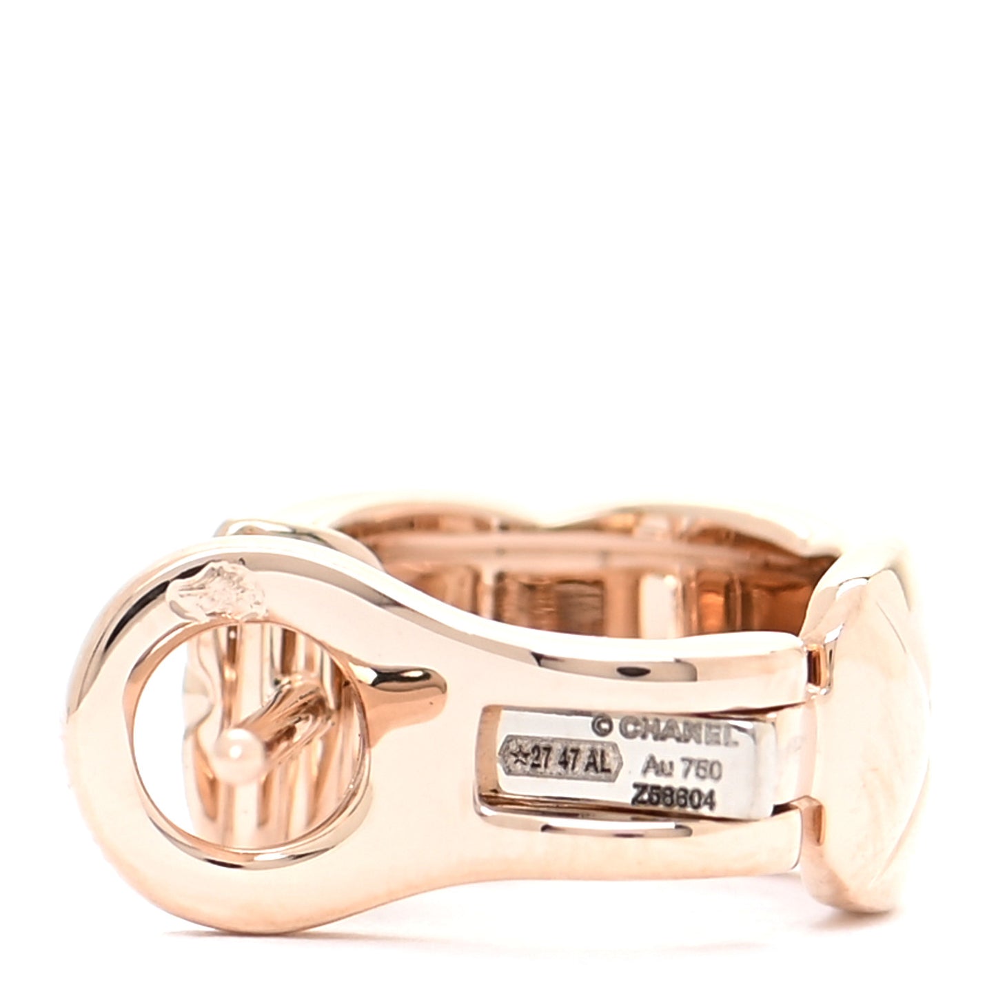 18K Beige Gold Coco Crush Hoop Earrings
