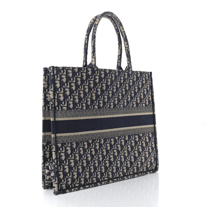 Christian Dior Oblique Book Tote Blue Multicolor 3 of 11
