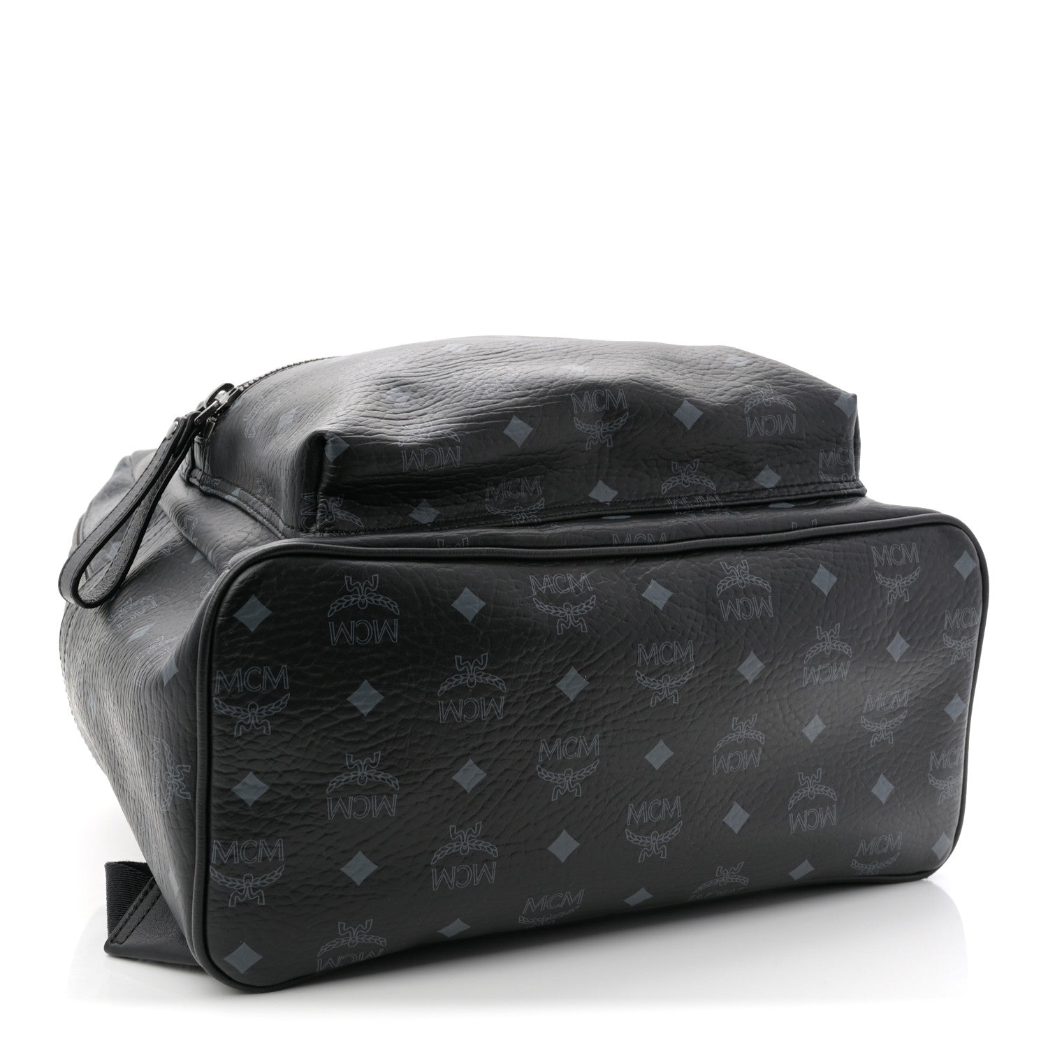 MCM Visetos Medium Sprinkle Stud Stark Backpack Black 4 of 11