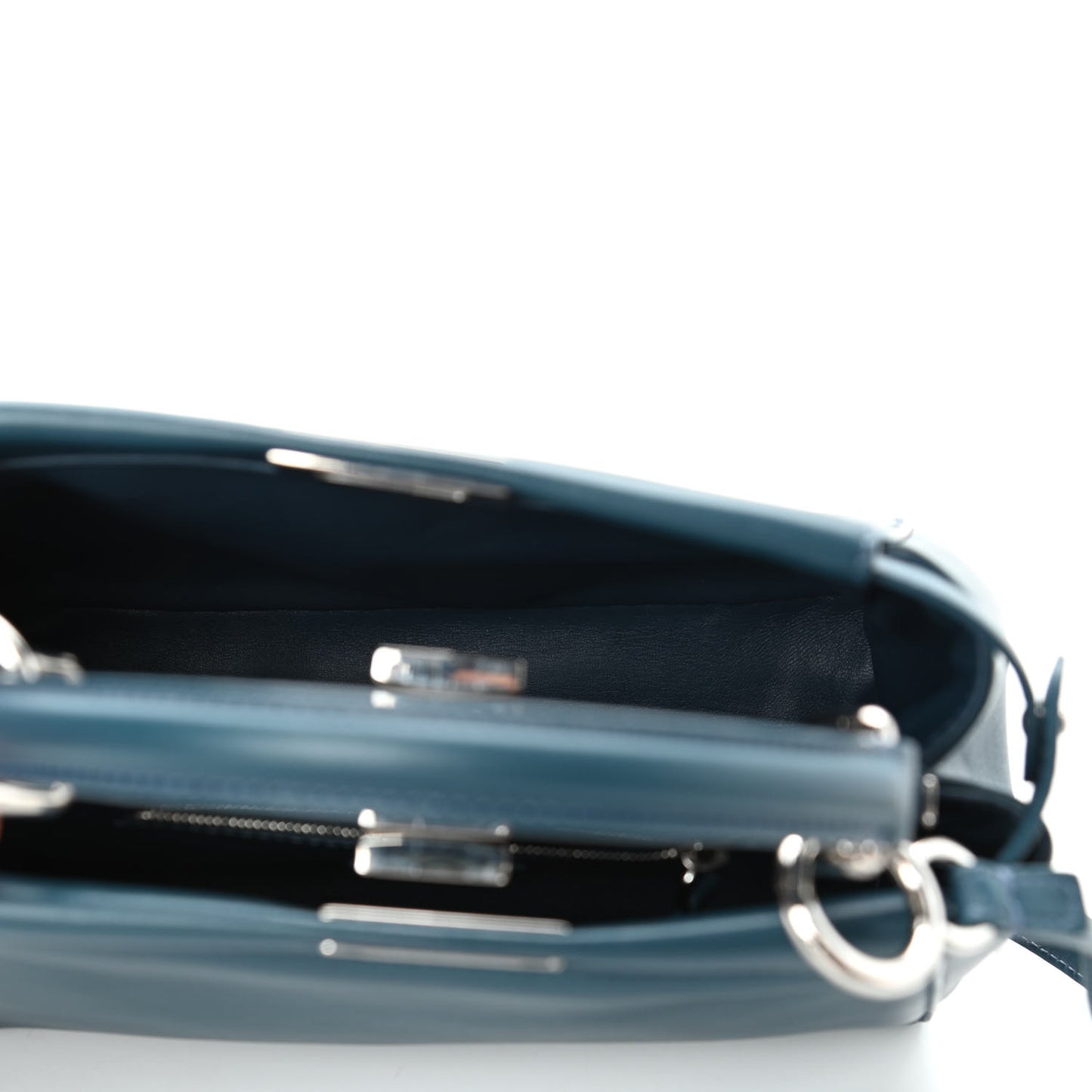 Nappa Mini Peekaboo Iconic Satchel Pavone