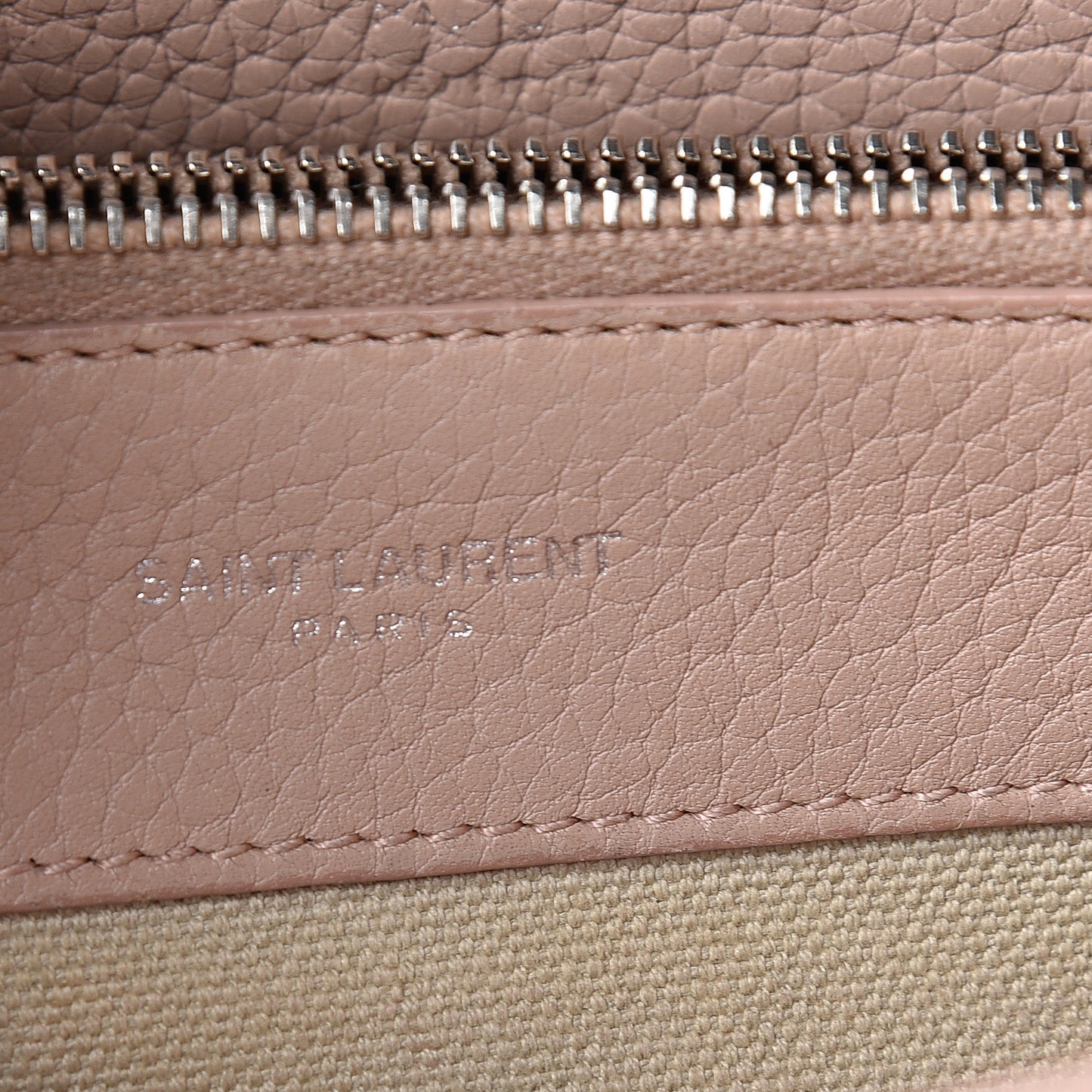Grained Calfskin Nano Sac De Jour Souple Nude