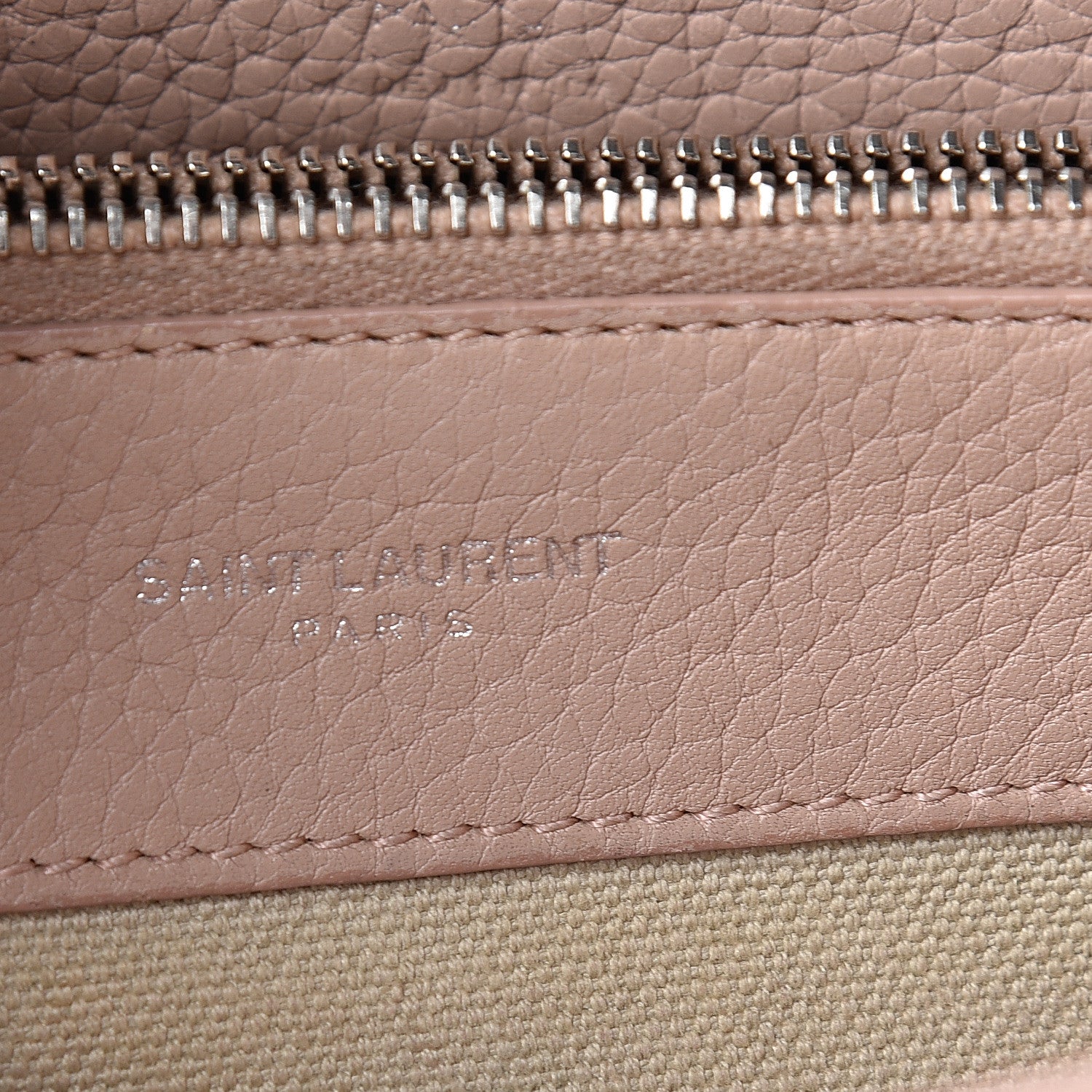 Saint Laurent Grained Calfskin Nano Sac De Jour Souple Nude 6 of 12