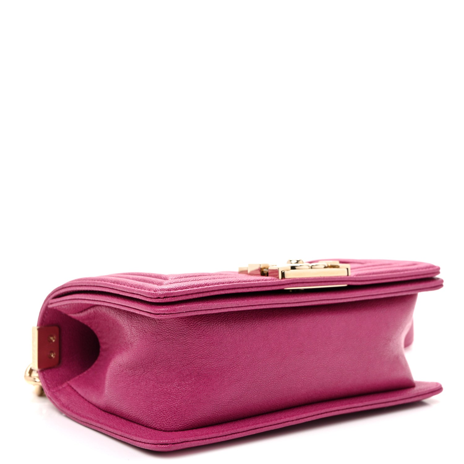 Chanel Caviar Quilted Small Boy Flap Dark Pink 4 of 10