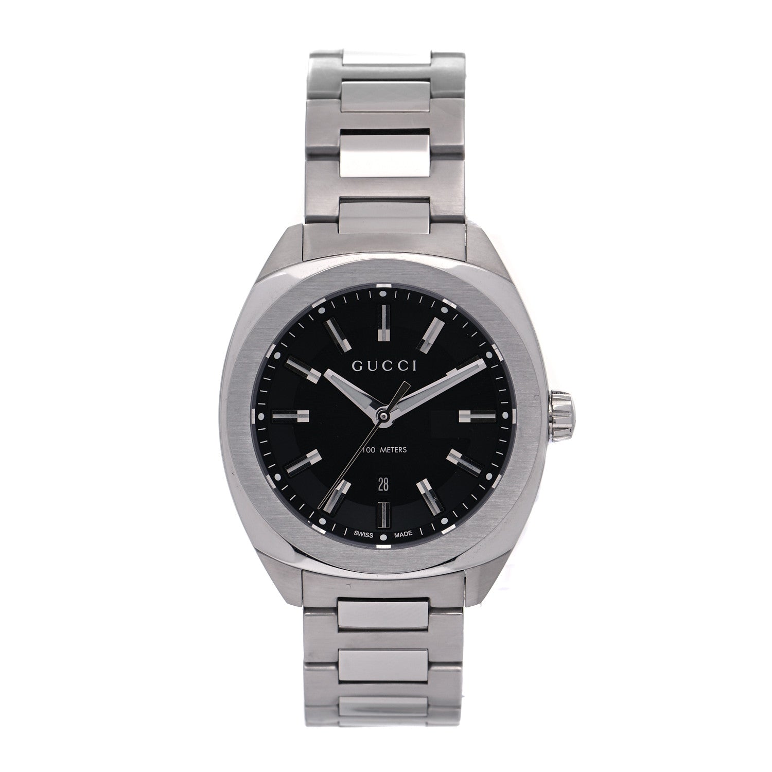 Gucci Stainless Steel 36mm G-Timeless Quartz Watch Black 1 of 6