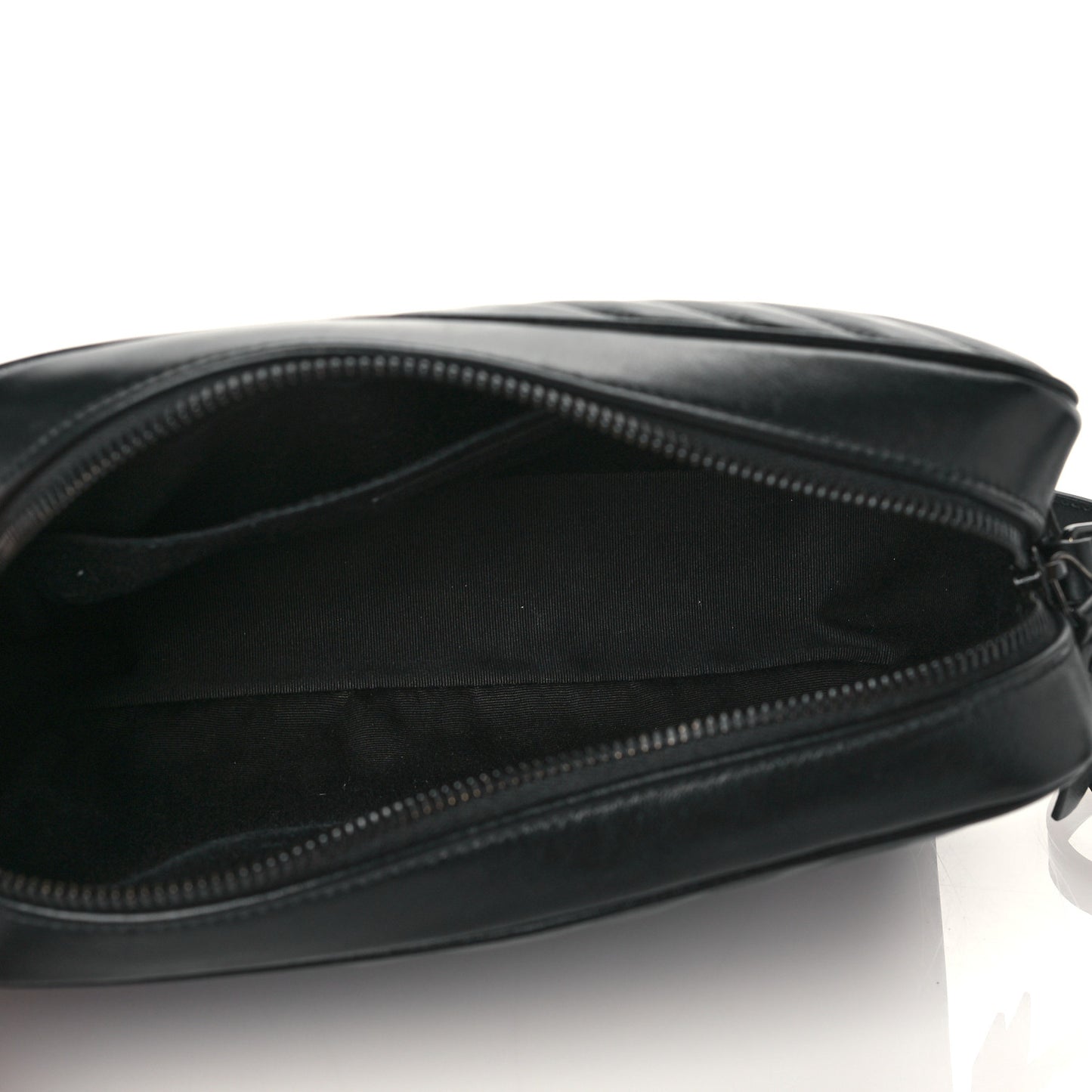 Calfskin Matelasse Monogram Lou Camera Bag Black