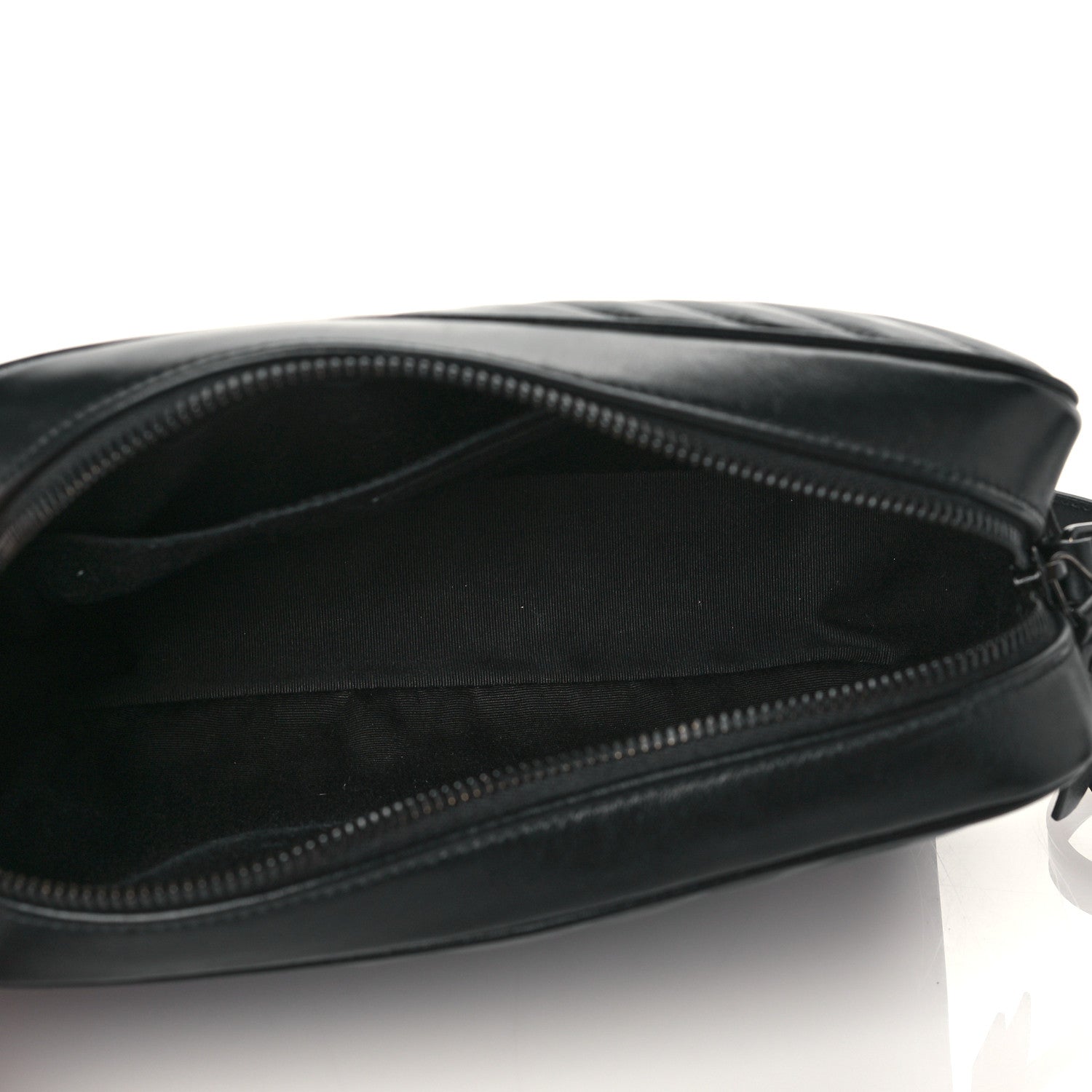 Saint Laurent Calfskin Matelasse Monogram Lou Camera Bag Black 5 of 10