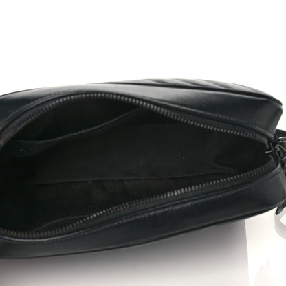 Saint Laurent Calfskin Matelasse Monogram Lou Camera Bag Black 5 of 10