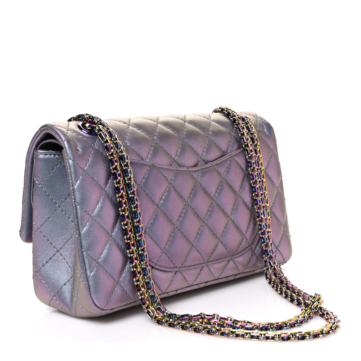 Chanel Iridescent Lambskin Quilted 2.55 Reissue 225 Flap Light Purple 3 of 11