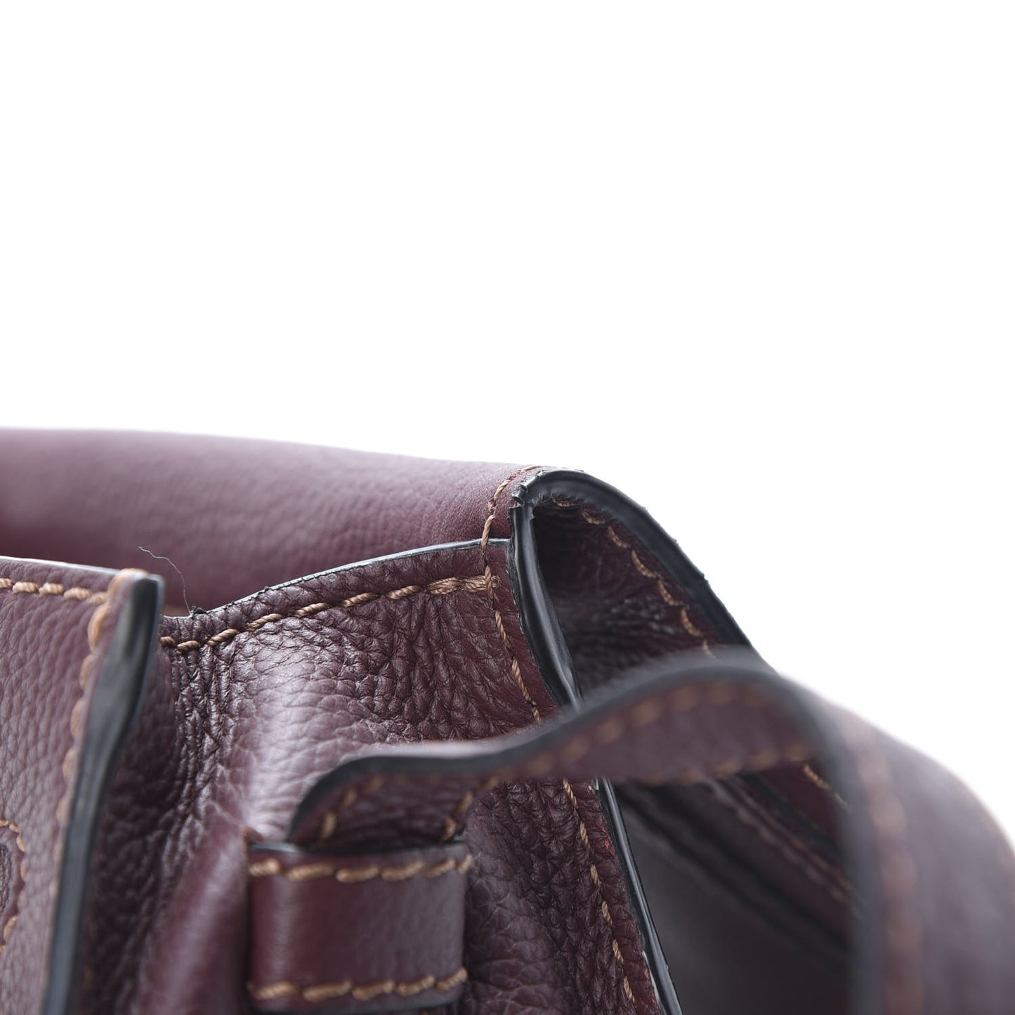 Calfskin Mini Marcie Round Crossbody Bag Dark Velvet