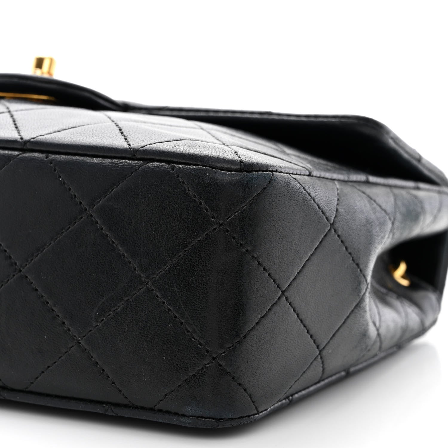 Chanel Lambskin Quilted Mini Square Flap Black 11 of 13