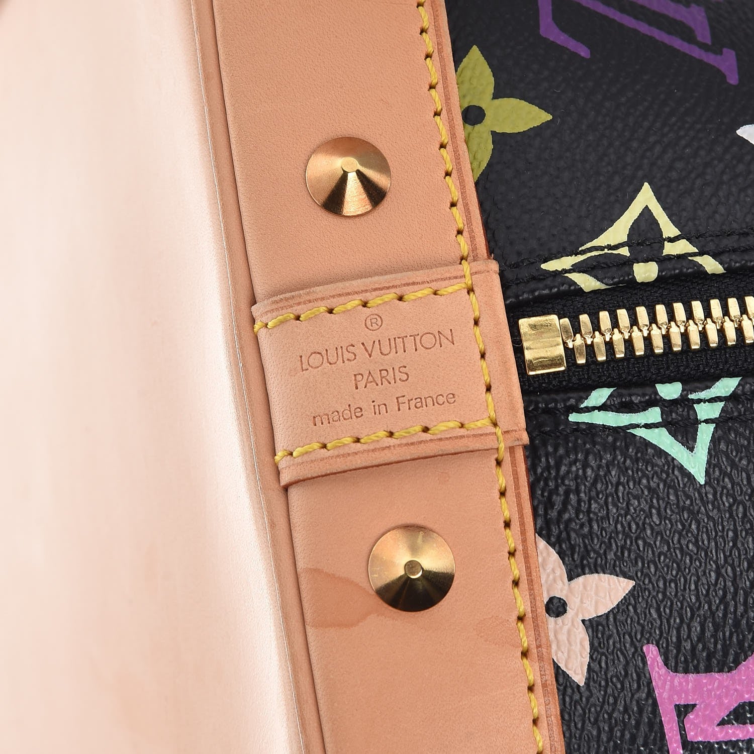 Louis Vuitton Monogram Multicolor Alma Black 6 of 10