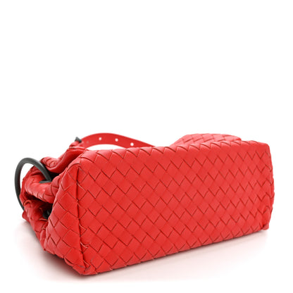 Bottega Veneta Nappa Intrecciato Crossbody Messenger Flap Red 4 of 9