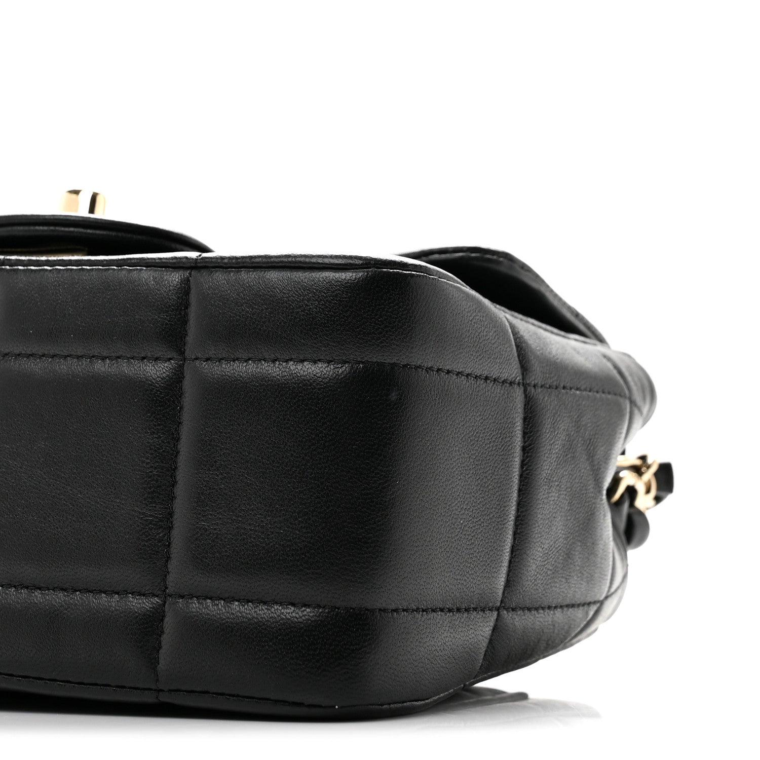 Chanel Lambskin Resin Crystal Square Quilted Mini Monacoco Flap Black 10 of 11