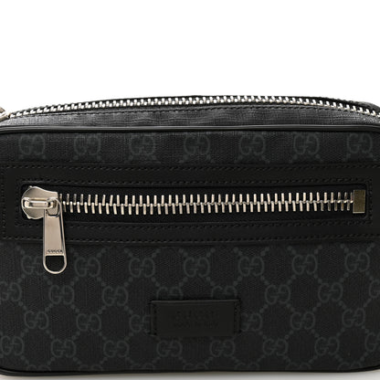 Gucci Soft GG Supreme Monogram Web Belt Bag Black Grey 8 of 10