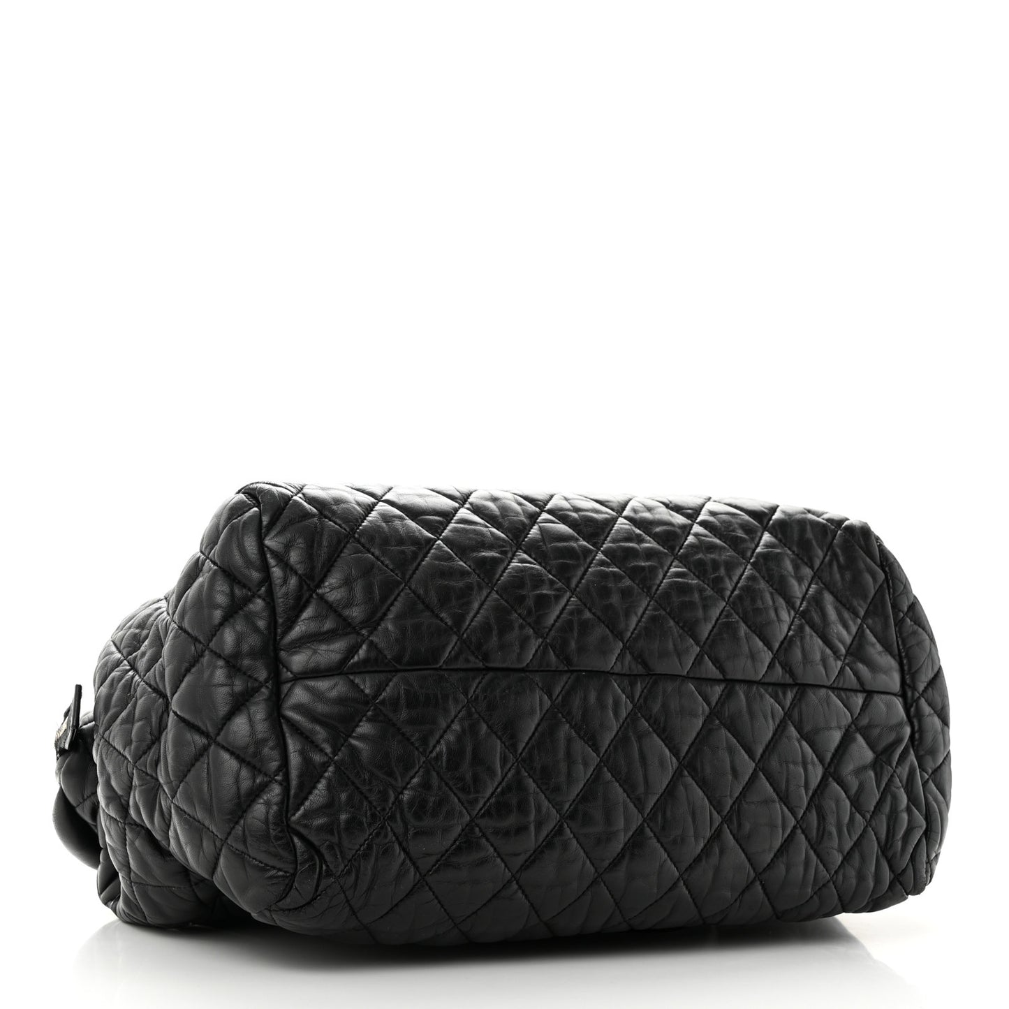 Lambskin Coco Cocoon Bowler Black