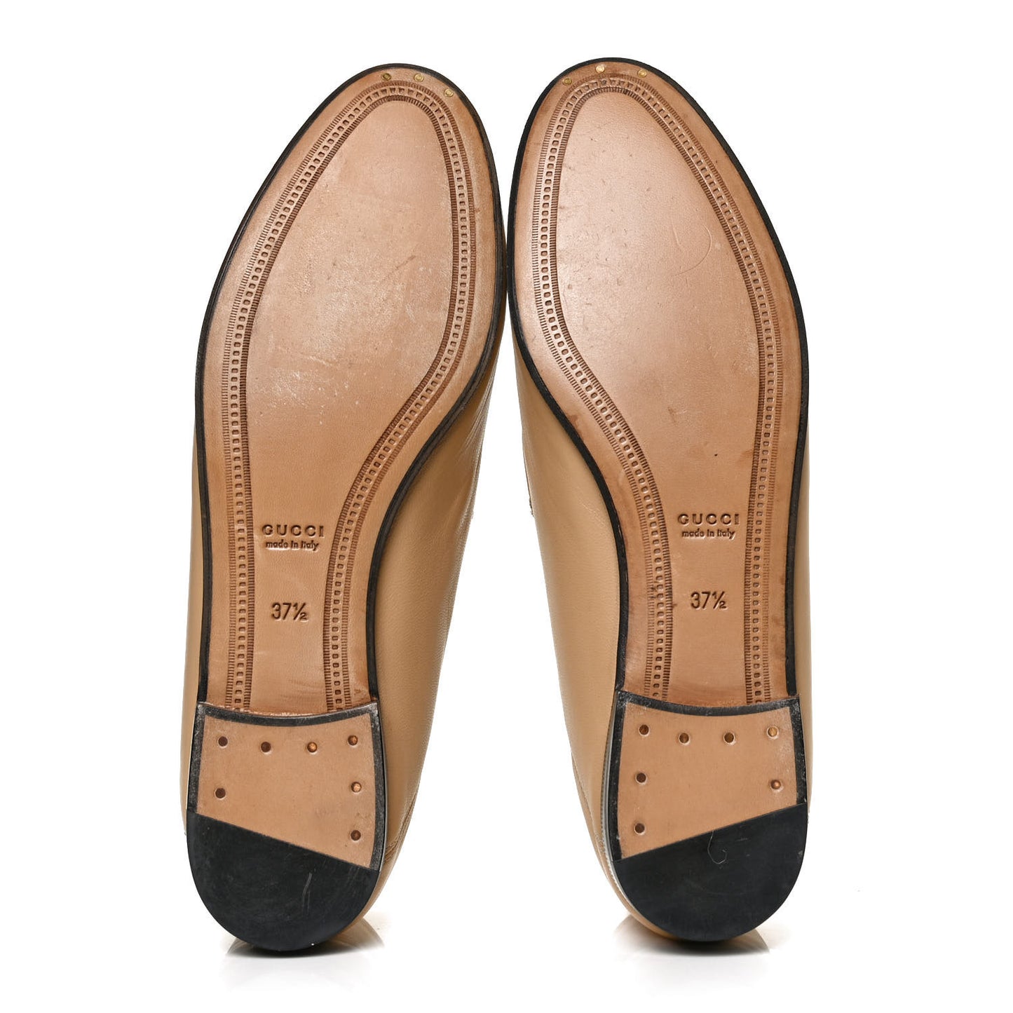 Lambskin Womens Brixton Horsebit Loafers 37.5 Wheat