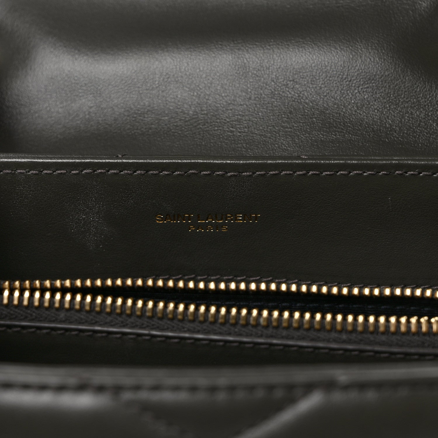 Saint Laurent Calfskin Y Quilted Monogram Small Loulou Chain Satchel Pebble 7 of 9