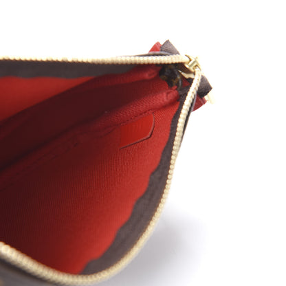 Louis Vuitton Monogram 2020 Christmas Animation Bumper Cars Mini Pochette Accessories Coquelicot 6 of 6