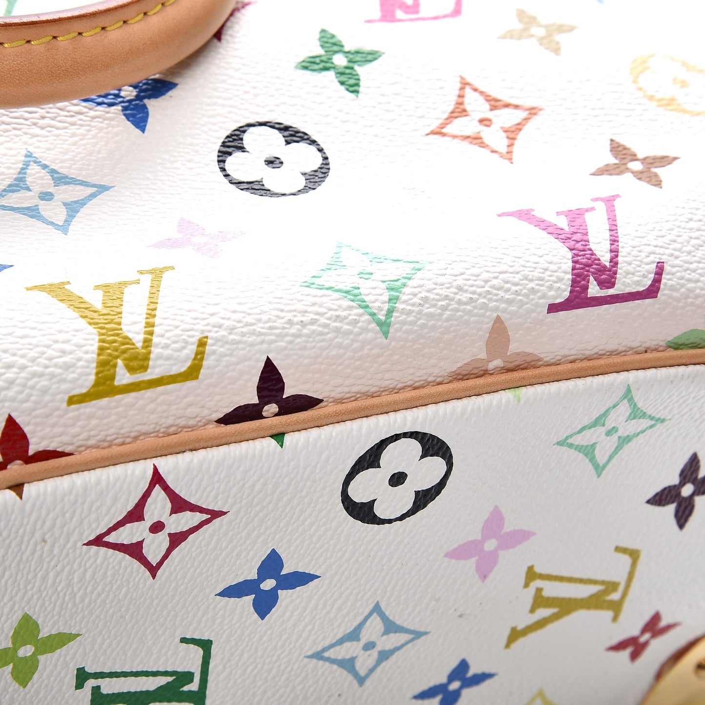 Monogram Multicolor Trouville White