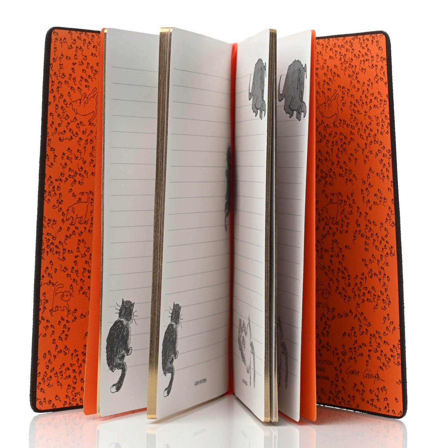 Louis Vuitton Catogram Clemence Notebook MM Marron 4 of 4