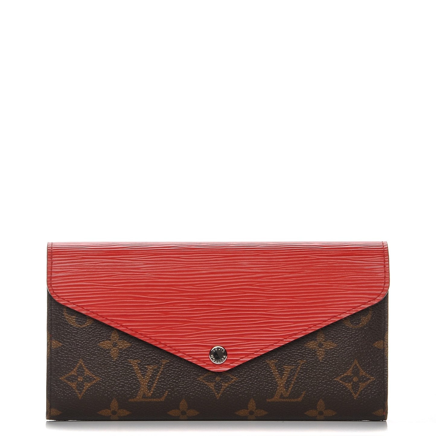 Monogram Epi Marie-Lou Long Wallet Coquelicot