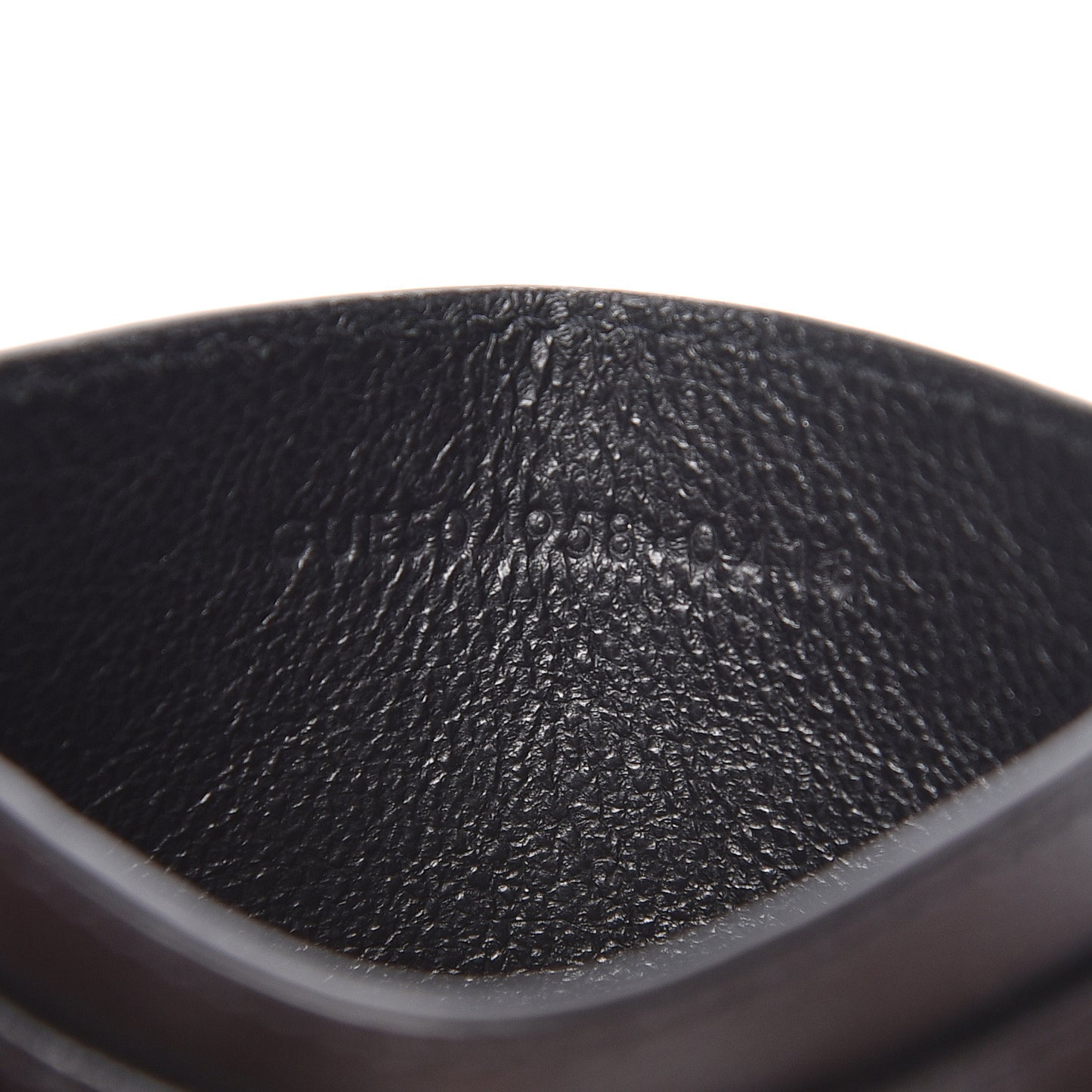 Calfskin Y Quilted Monogram LouLou Credit Card Case Black