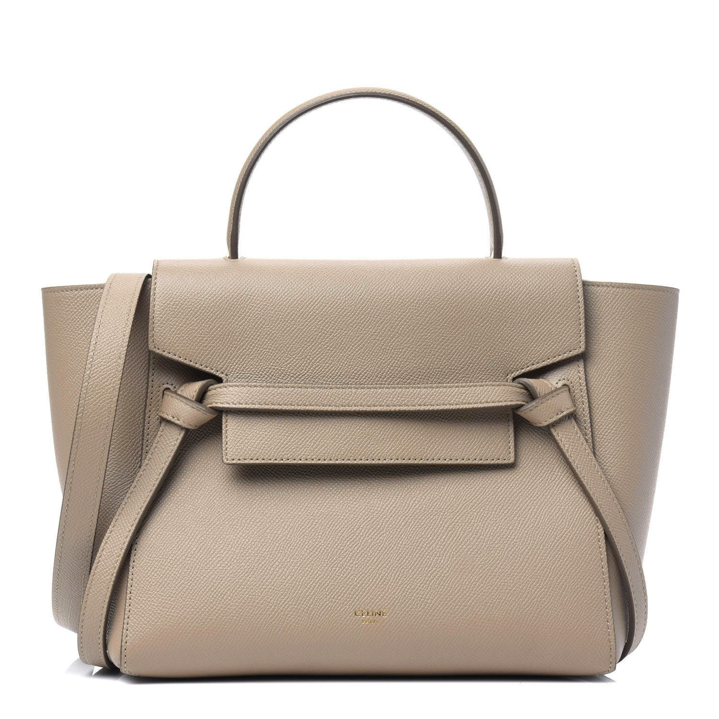 Grained Calfskin Micro Belt Bag Dune