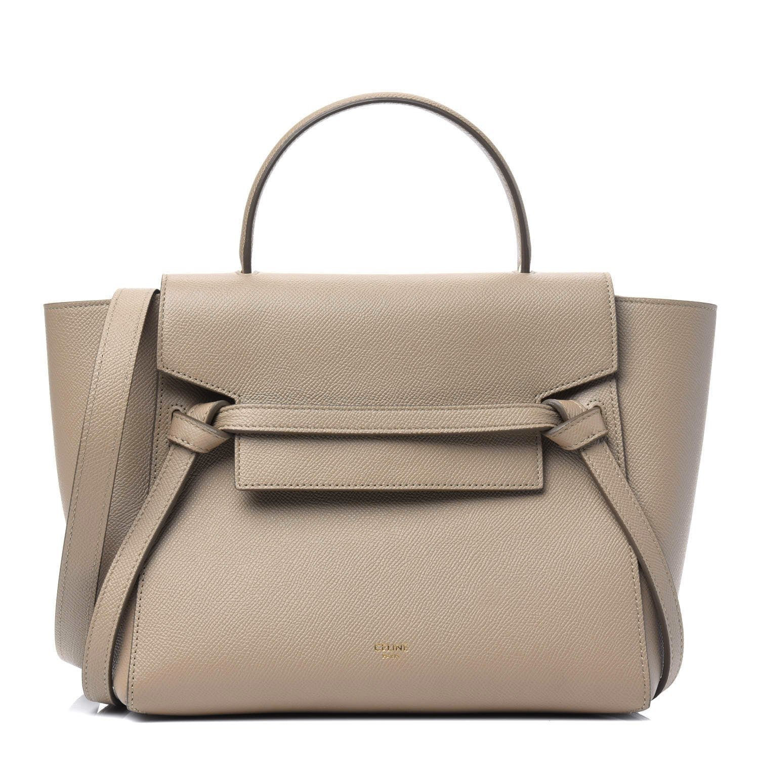 Celine Grained Calfskin Micro Belt Bag Dune 1 of 13