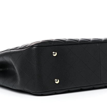Chanel Caviar Quilted Large Shopping Tote Black 8 of 10