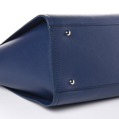 Chanel Caviar Small Studded Deauville Tote Navy 8 of 11