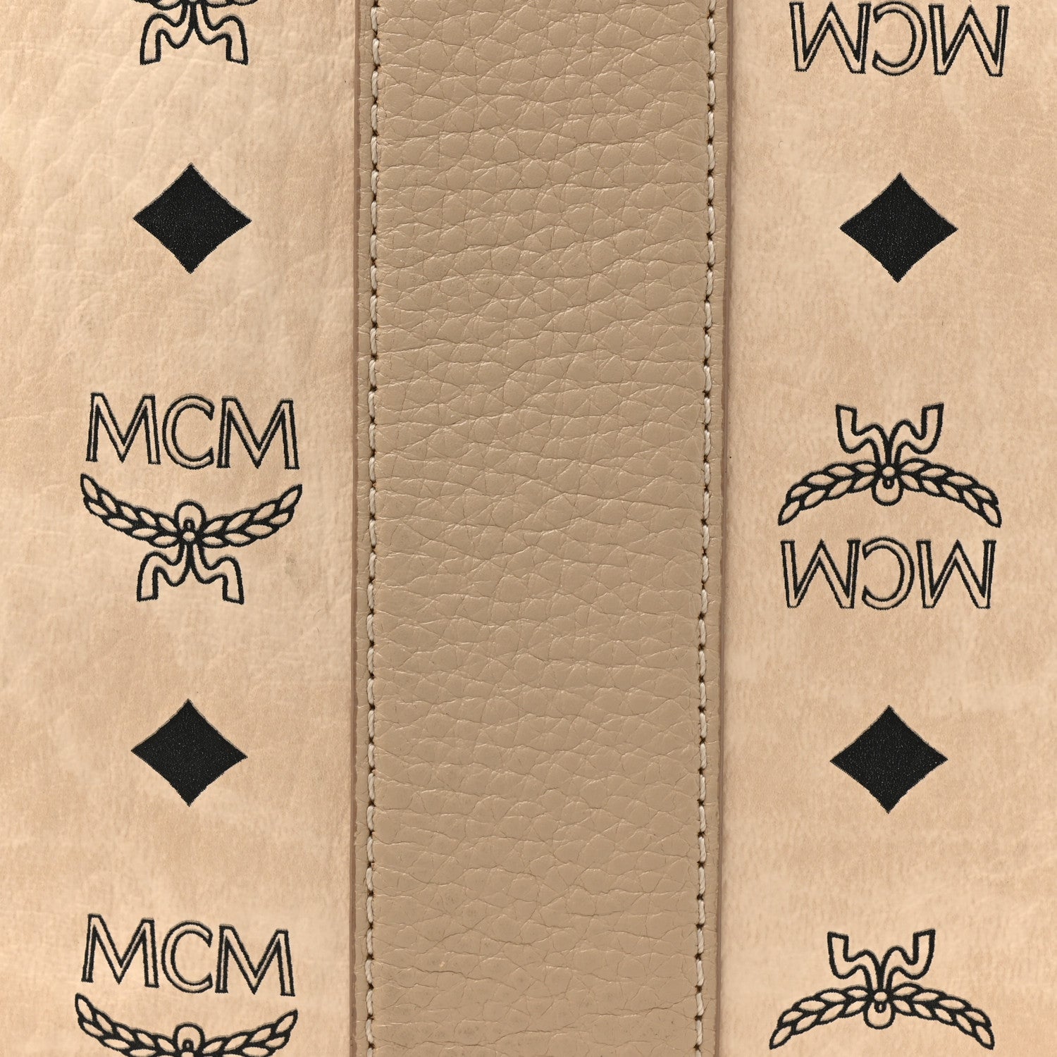 MCM Visetos Medium Liz Reversible Shopper Tote Beige 14 of 24