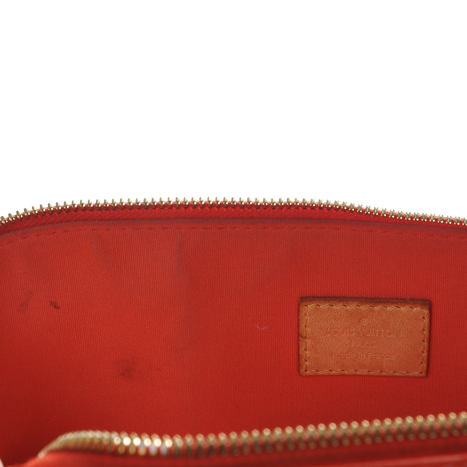 Louis Vuitton Vernis Roses Alma GM Orange Sunset 7 of 13