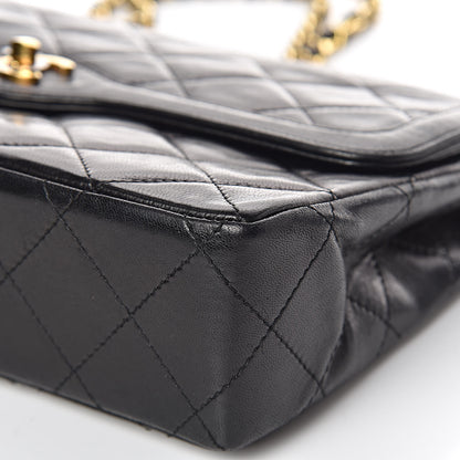 Chanel Lambskin Quilted Medium Double Flap Bag Black 6 of 17