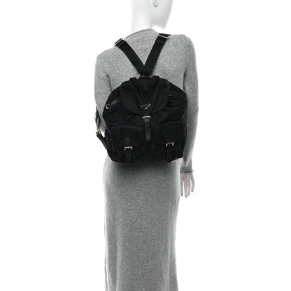 Prada Tessuto Nylon Vela Medium Backpack Black 3 of 13