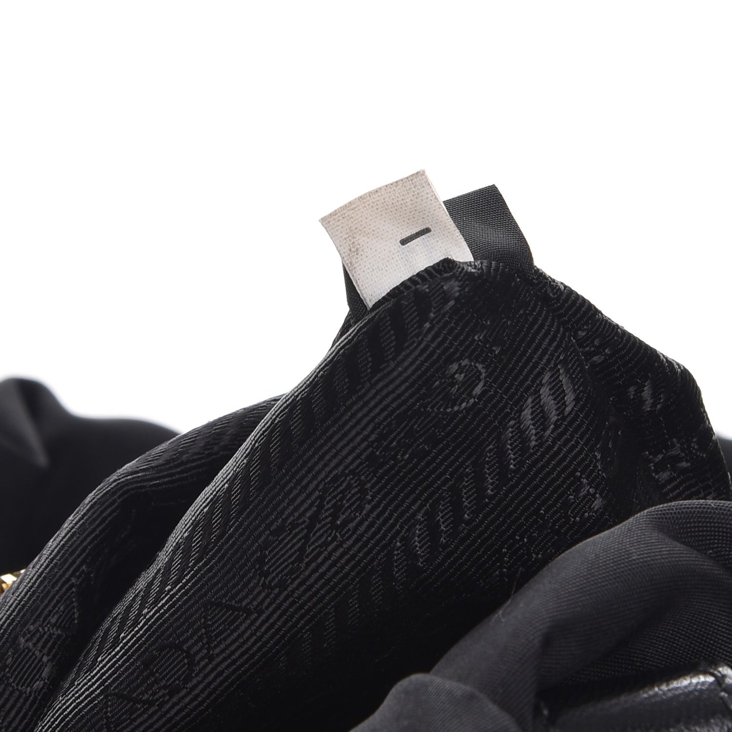 Tessuto Nylon Jacquard Logo Tote Nero Black