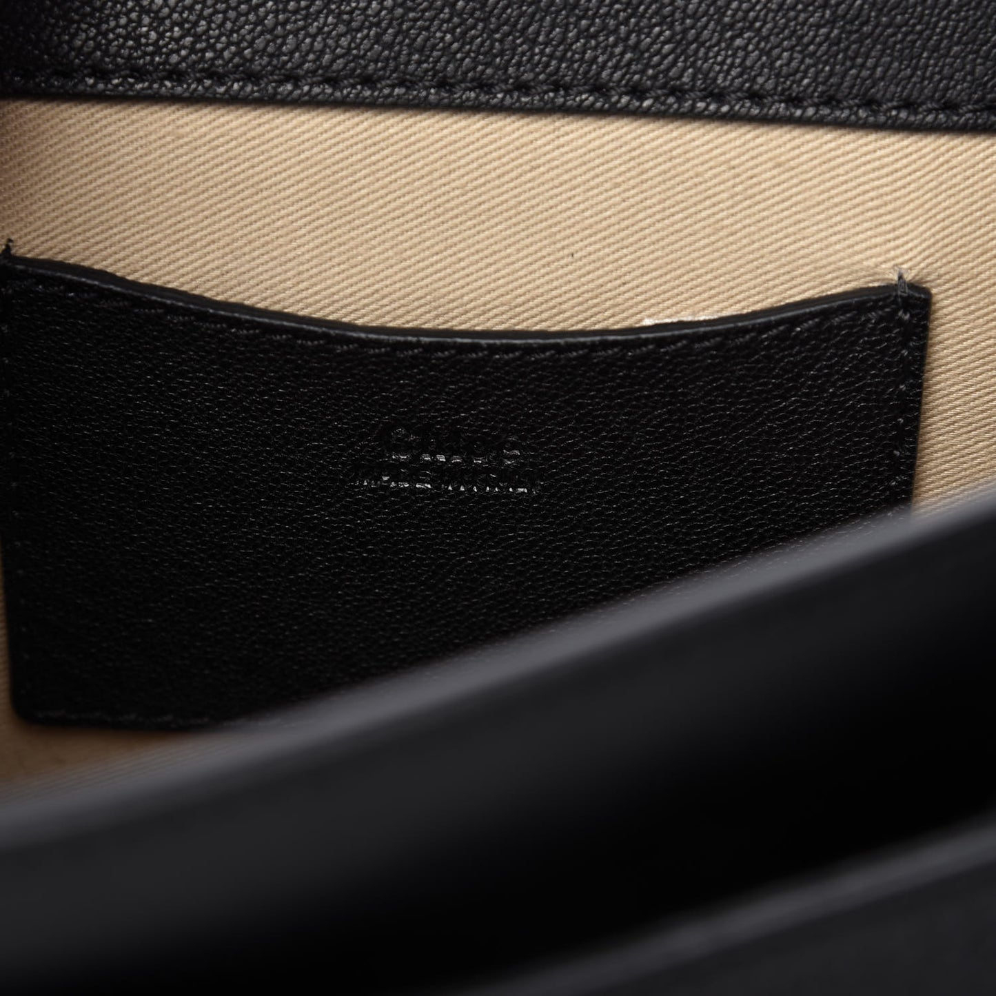 Grained Calfskin Large Tess Bag Black