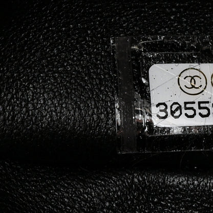 Chanel Velvet Enamel CC Kiss Lock Clutch Black 7 of 11