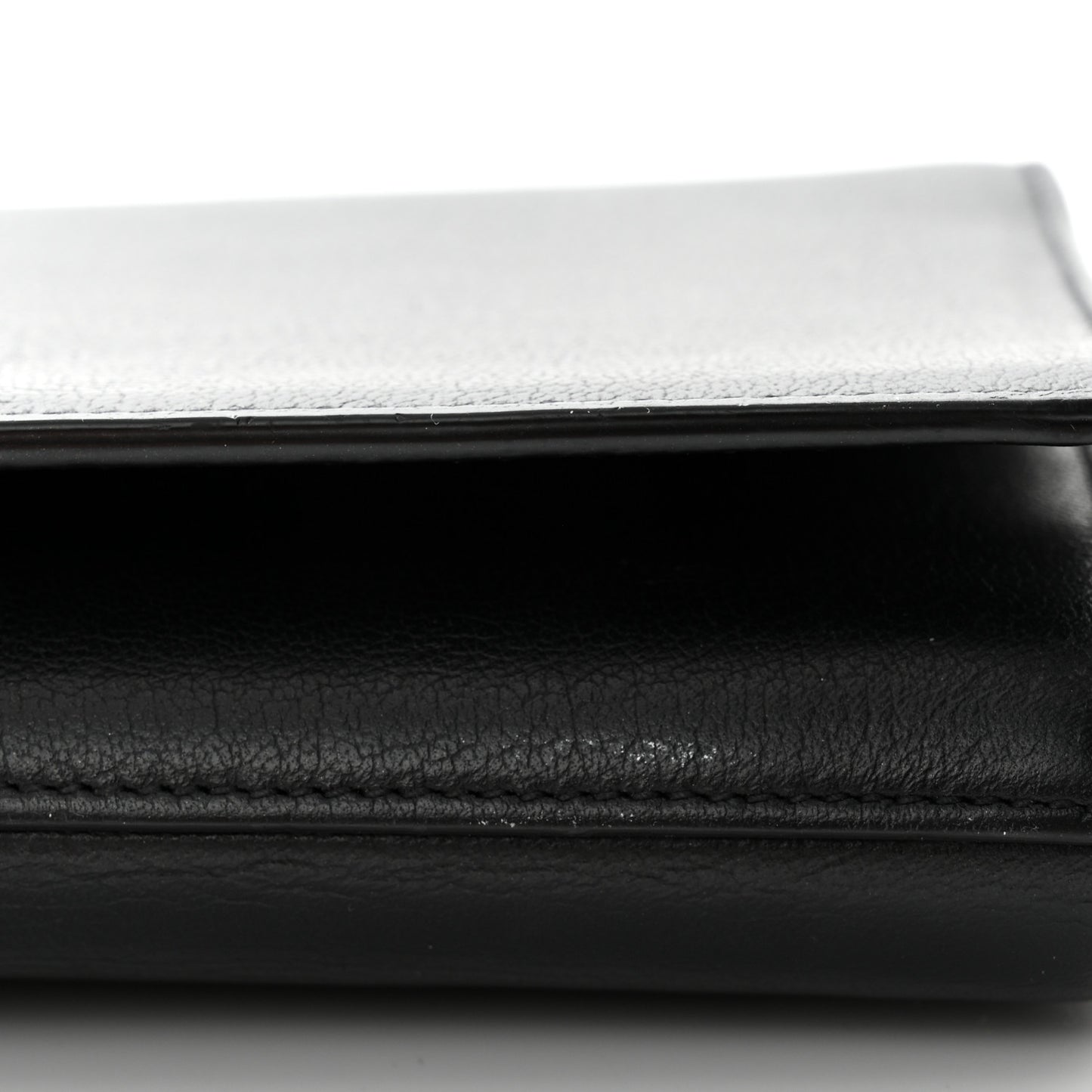 Calfskin Monogram Large Belle De Jour Clutch Black