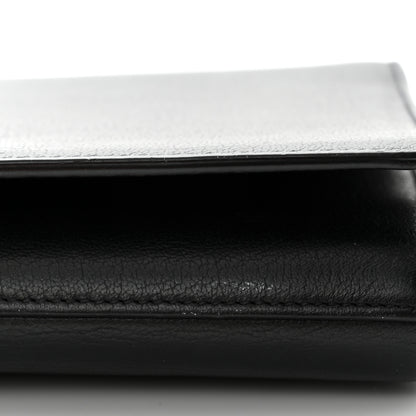 Saint Laurent Calfskin Monogram Large Belle De Jour Clutch Black 7 of 7