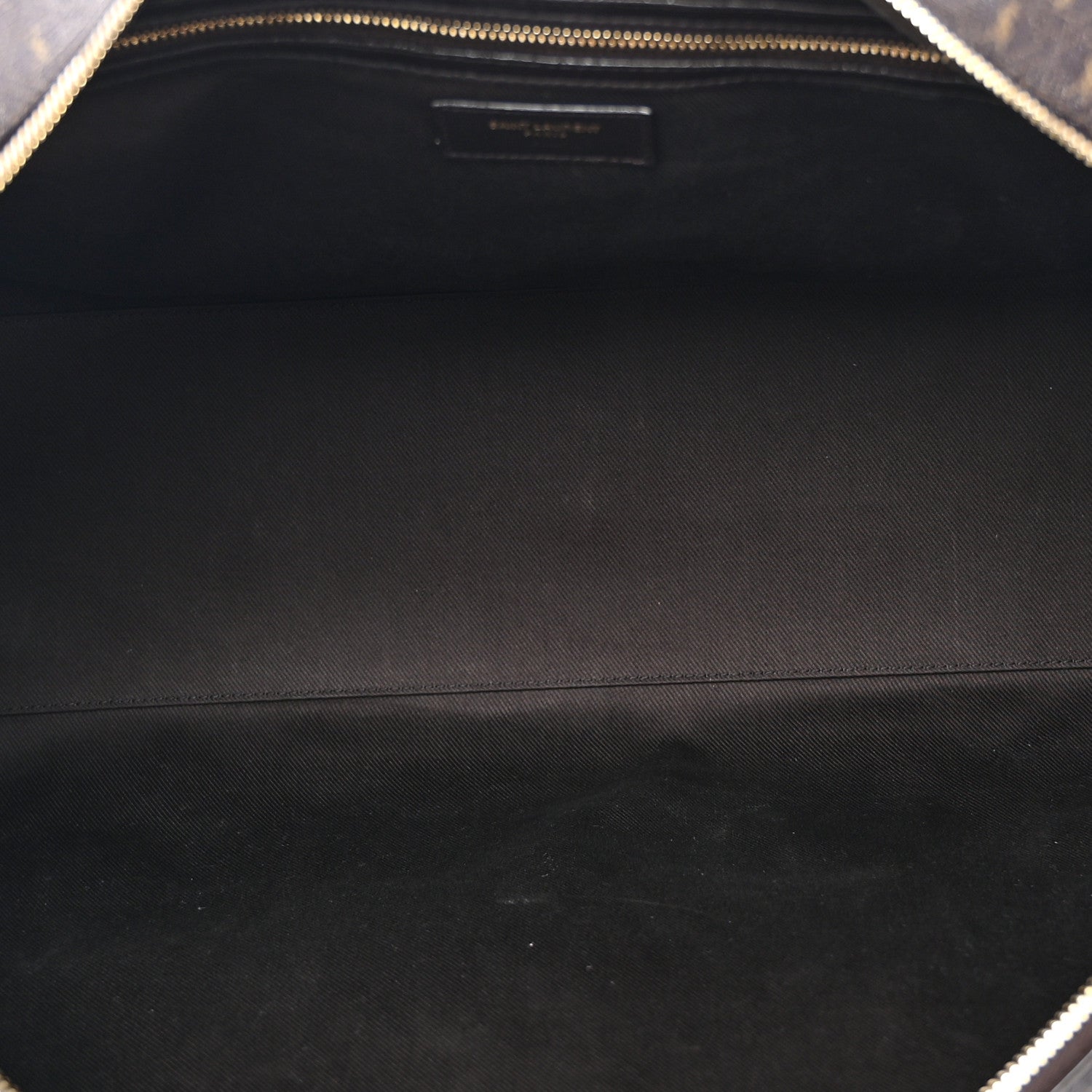 Saint Laurent Canvas Smooth Calfskin Le Monogramme Duffle Chestnut 4 of 14