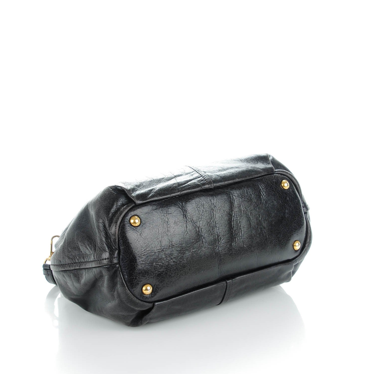 Prada Vitello Shine Shoulder Bag Zaffiro 4 of 8