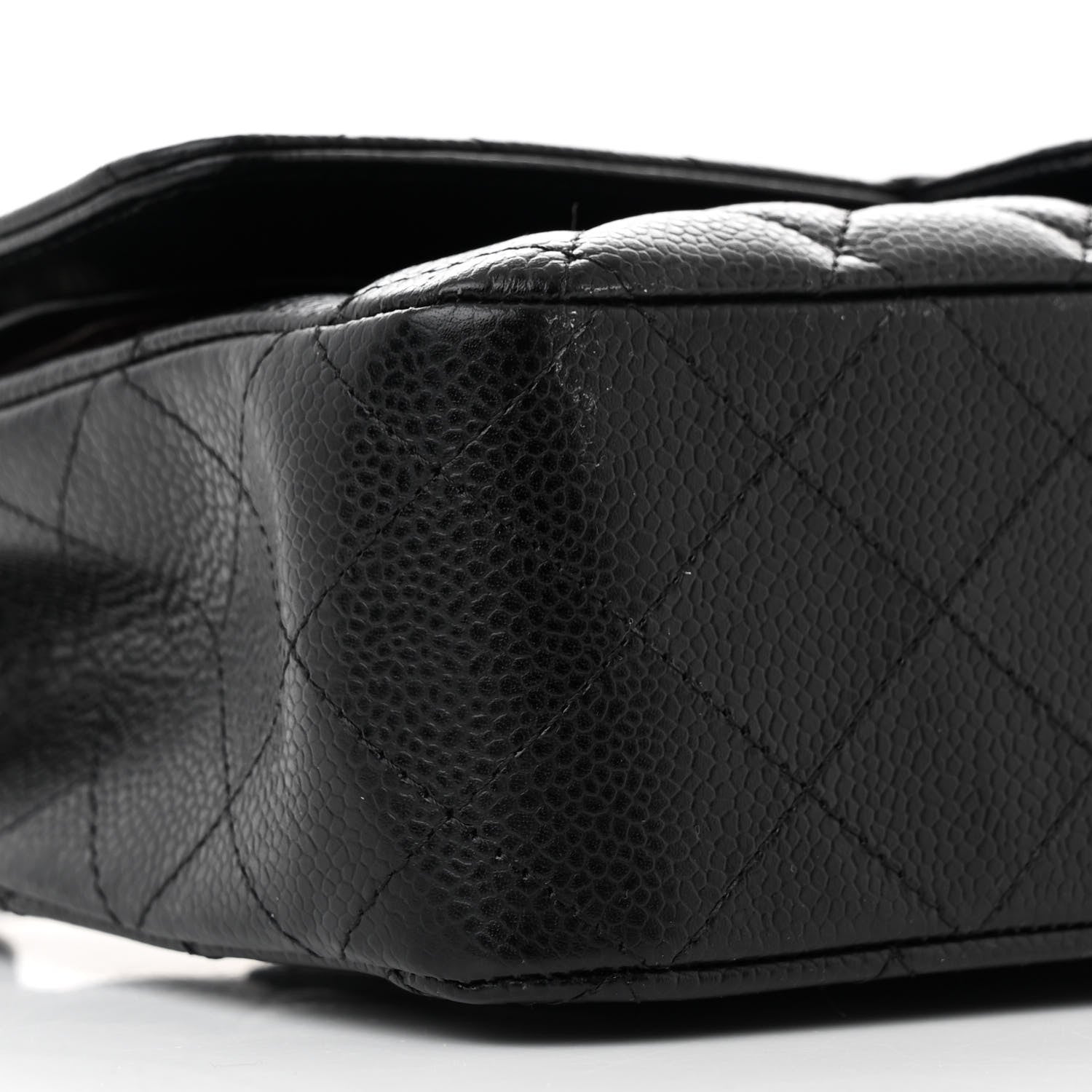 Chanel Caviar Quilted Medium Double Flap Black 9 of 10