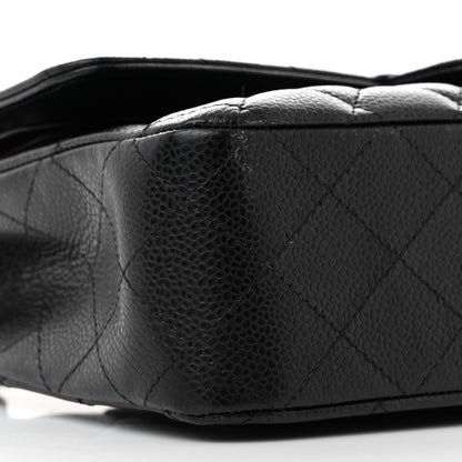 Chanel Caviar Quilted Medium Double Flap Black 9 of 10
