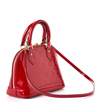 Louis Vuitton Vernis Alma BB Cherry 4 of 9