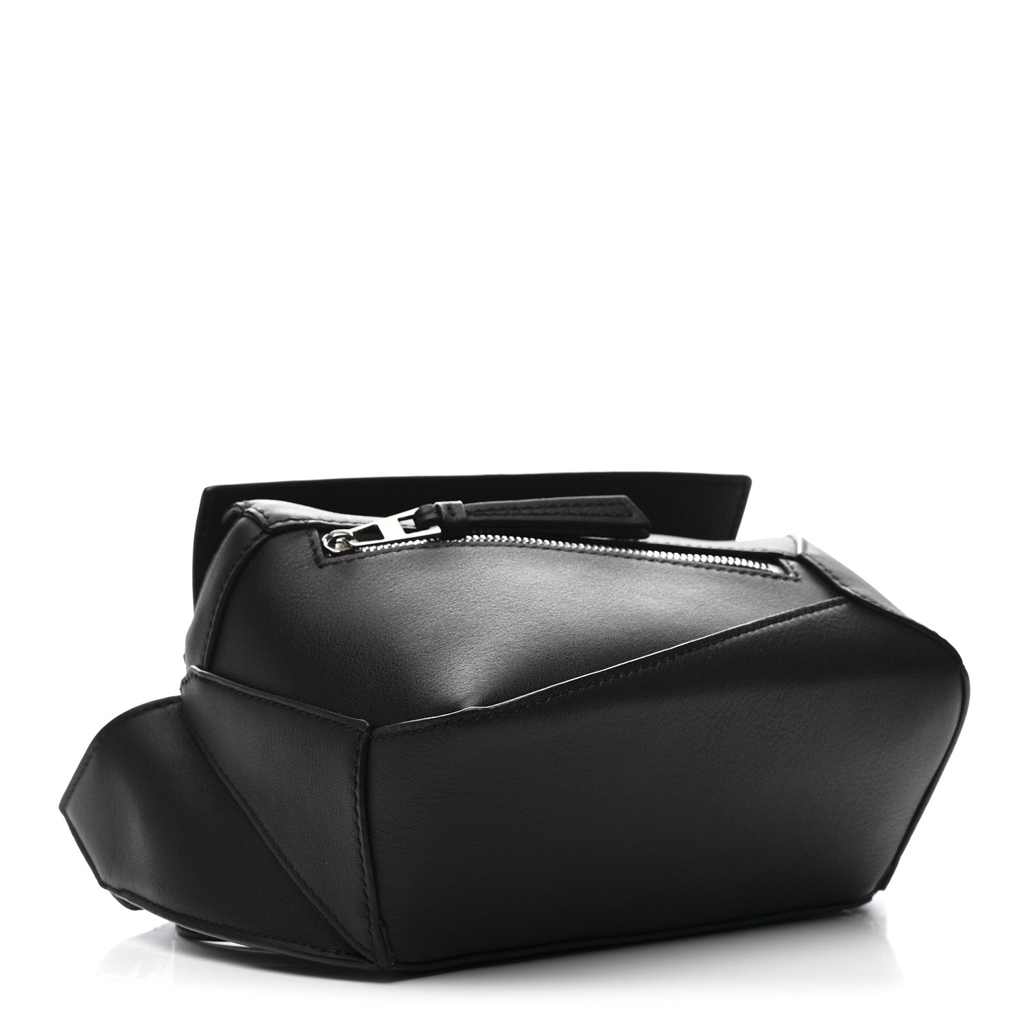 Loewe Calfskin Mini Puzzle Bumbag Black 4 of 10