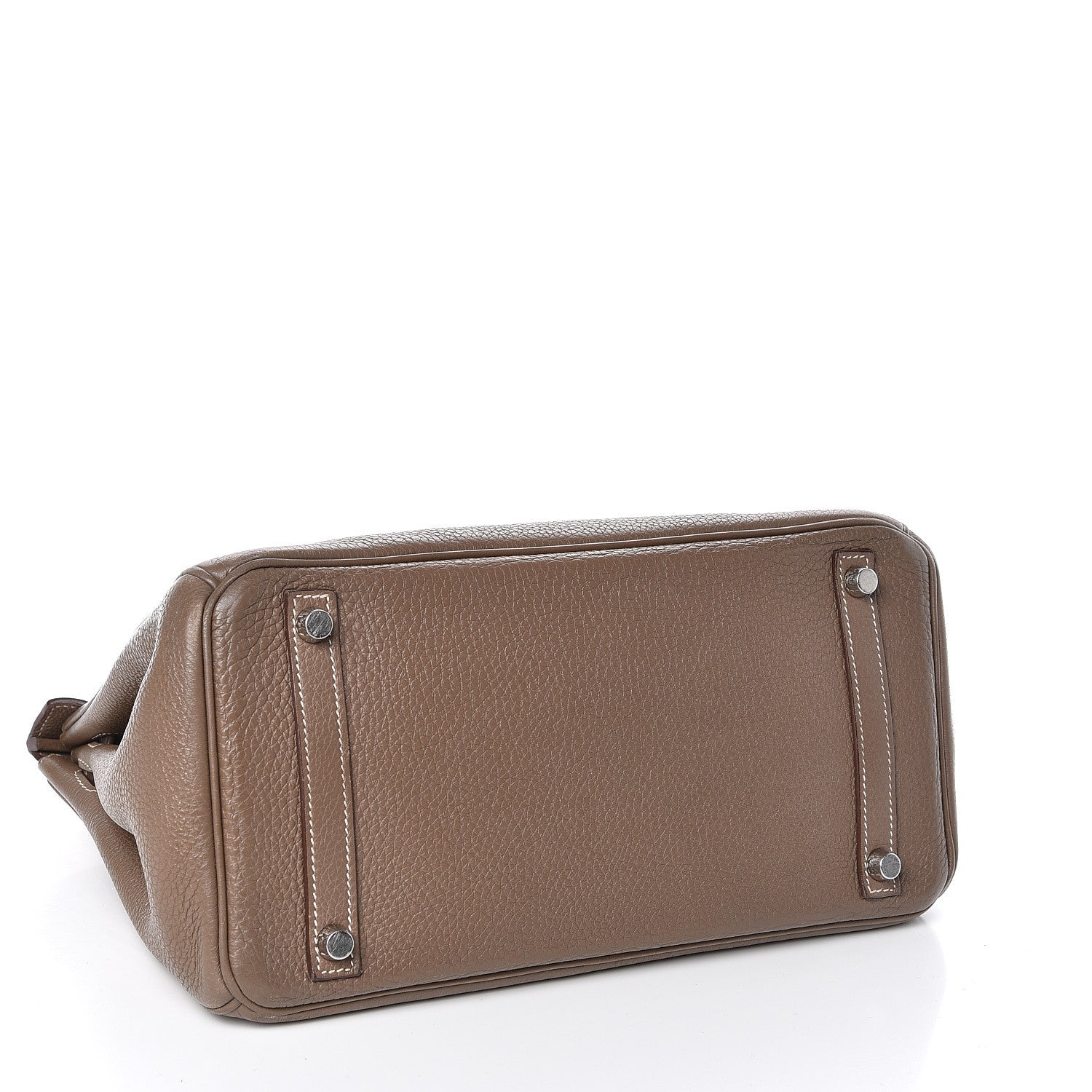 Hermes Taurillon Clemence Birkin 30 Etoupe 5 of 31
