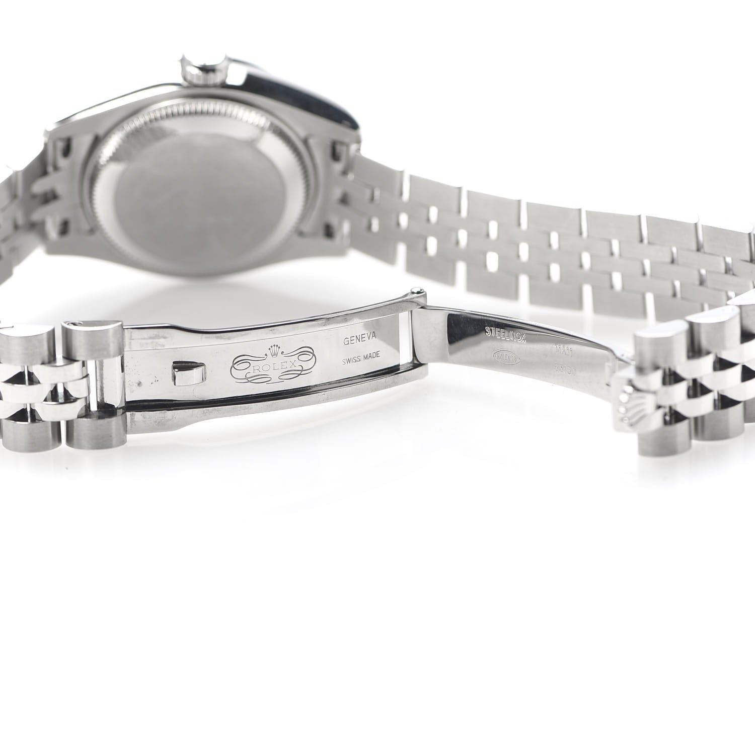 Rolex Stainless Steel 18K White Gold 26mm Oyster Perpetual Datejust Watch Silver 179174 6 of 6