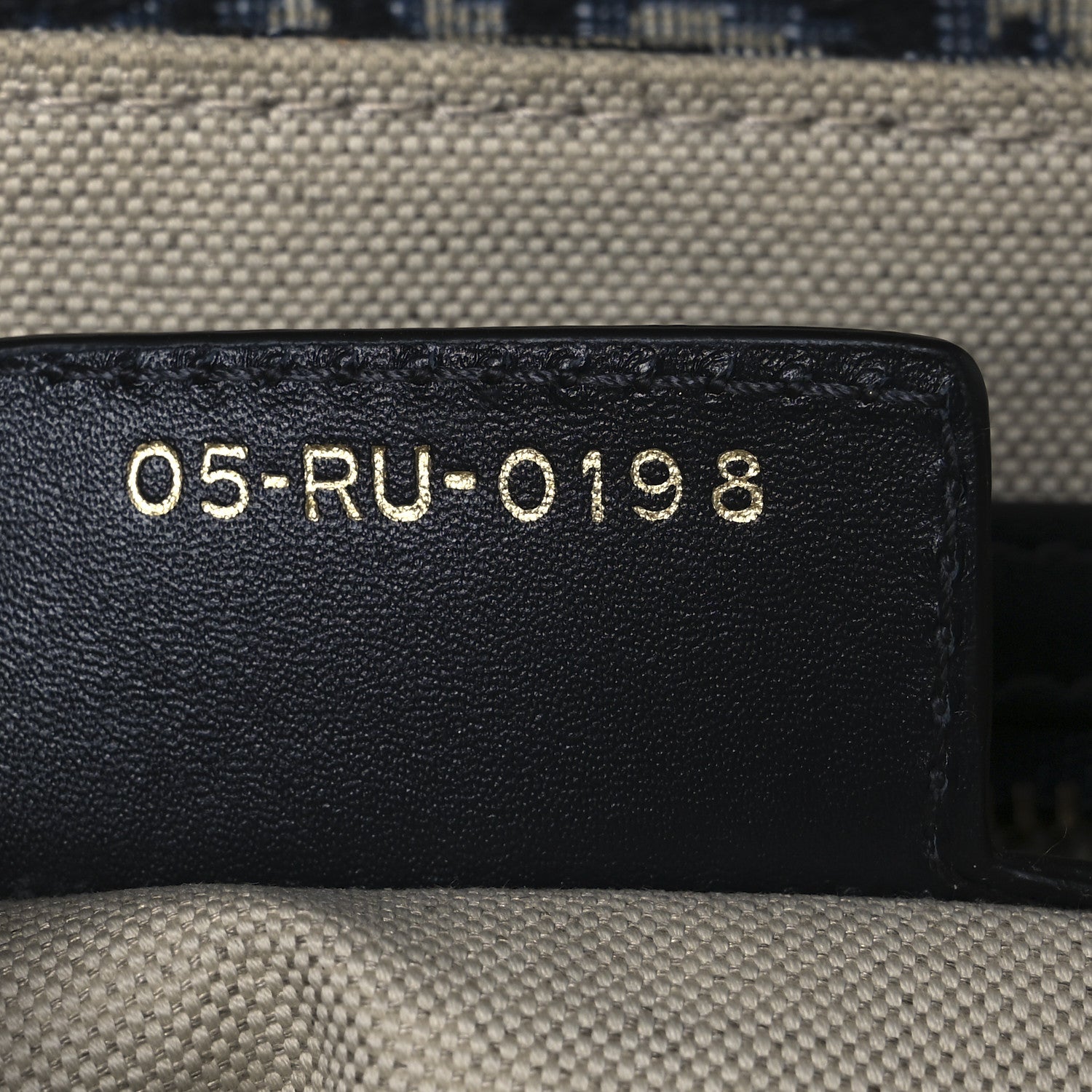 Christian Dior Oblique Saddle Bag Blue 7 of 11