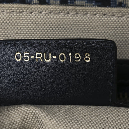 Christian Dior Oblique Saddle Bag Blue 7 of 11