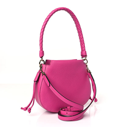 Mulberry Heavy Grain Mini Iris Hobo Pink 3 of 9